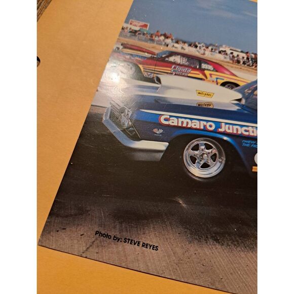 Vintage Tom & Linda Jacobson 1962 Chevrolet NHRA SOFF-SEAL Drag Photo 8x10 - Picture 3 of 5